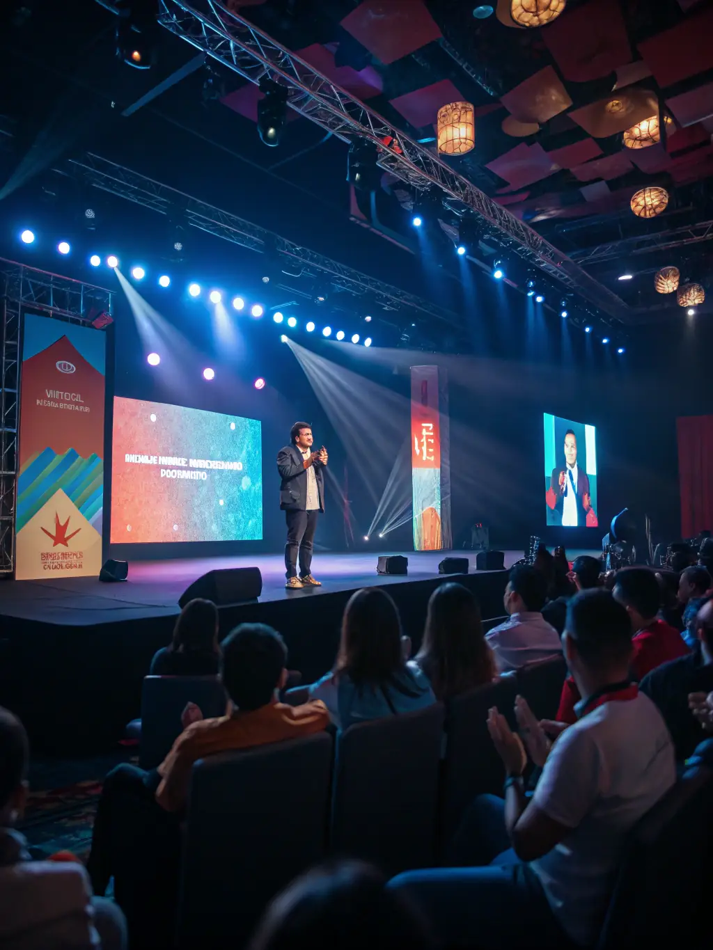 A dynamic video showcasing a successful product launch event, capturing the excitement and engagement of the audience.